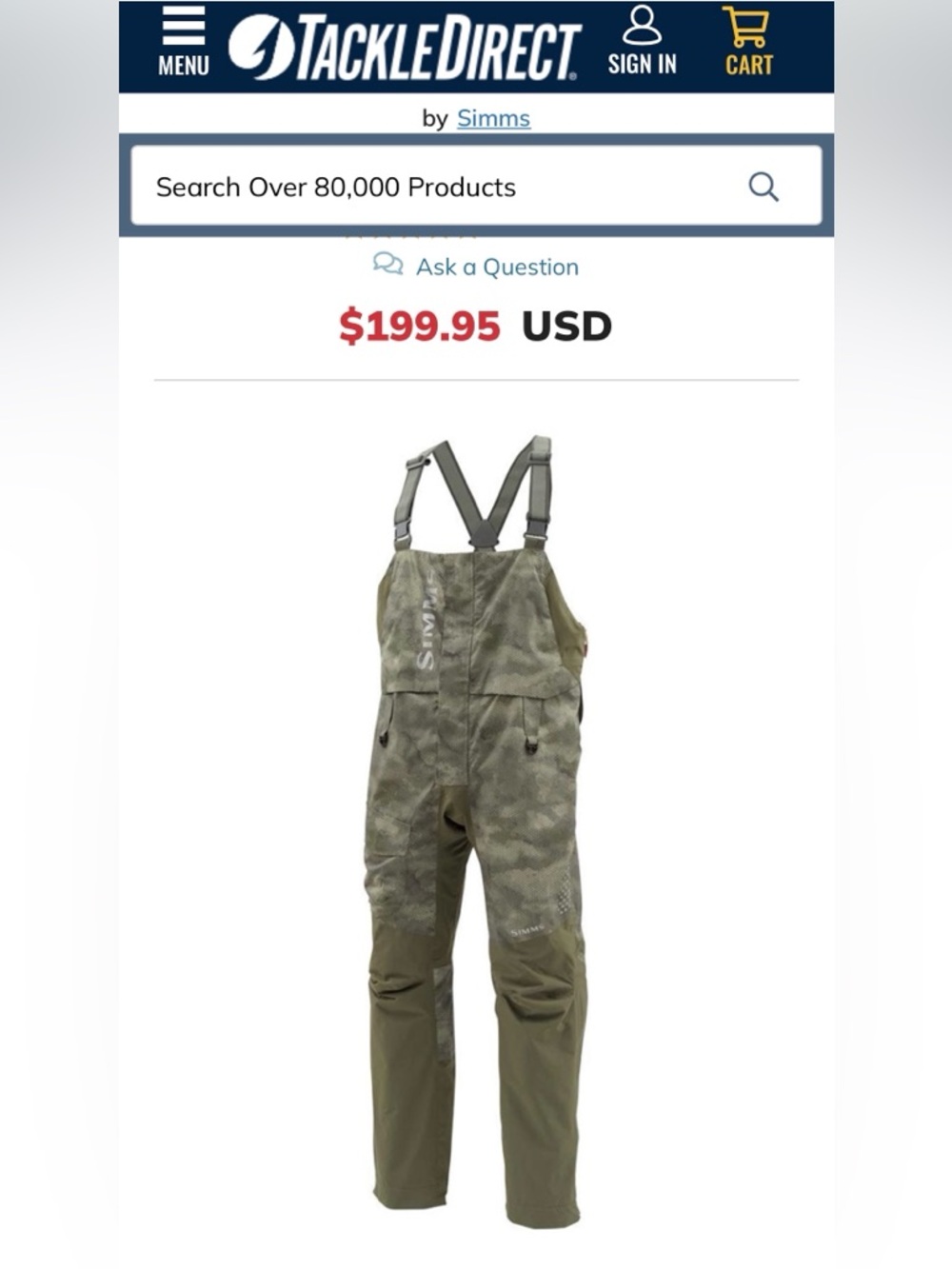 Simms Challenger Bib Overalls Hex Camo Storm XL - Picture 10 of 10